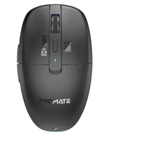 Promate Flixi Wireless Mouse – Dual Mode BT 5.1 & 2.4GHz, Rechargeable, 1600 DPI Price in Jordan Promate Flixi Wireless Mouse – Dual Mode BT 5.1 & 2.4GHz, Rechargeable, 1600 DPI - Buy Online in Jordan | OfficeJo