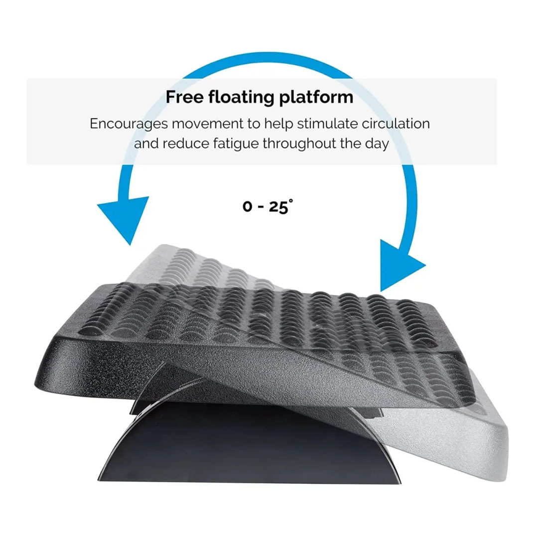 Fellowes Standard Footrest – Dual-Position Height, Tilting Platform, Black Price in Jordan Fellowes Standard Footrest – Dual-Position Height, Tilting Platform, Black - Buy Online in Jordan | OfficeJo