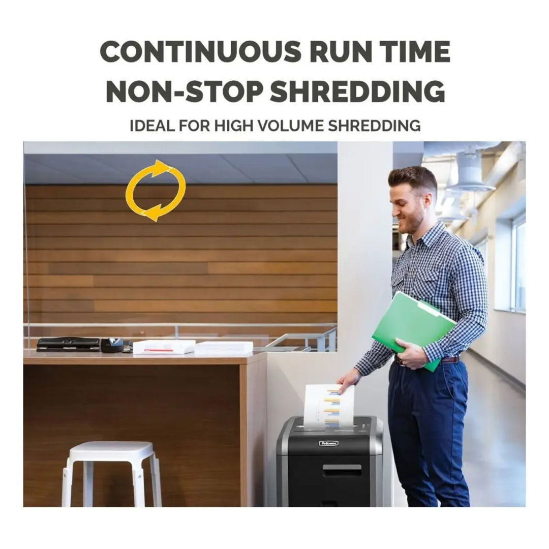 Fellowes Powershred 325Ci Cross-Cut Shredder – 22 Sheets, P-4 Security, Jam Proof, 22-Gallon Bin Price in Jordan Fellowes Powershred 325Ci Cross-Cut Shredder – 22 Sheets, P-4 Security, Jam Proof, 22-Gallon Bin - Buy Online in Jordan | OfficeJo