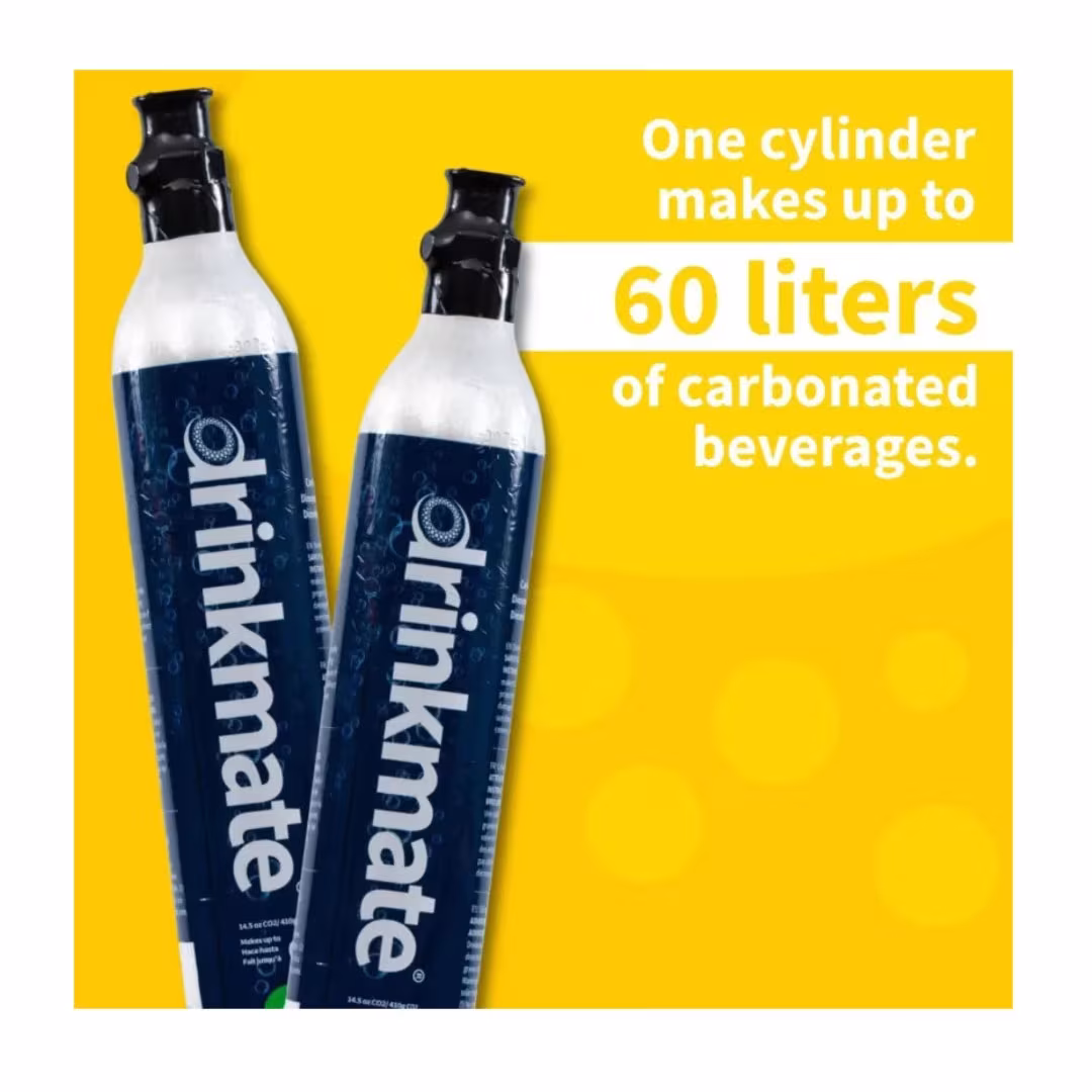 Drinkmate CO2 Refill Cylinder 60L – Food Grade CO2, Aluminum, US DOT Standards Price in Jordan Drinkmate CO2 Refill Cylinder 60L – Food Grade CO2, Aluminum, US DOT Standards - Buy Online in Jordan | OfficeJo