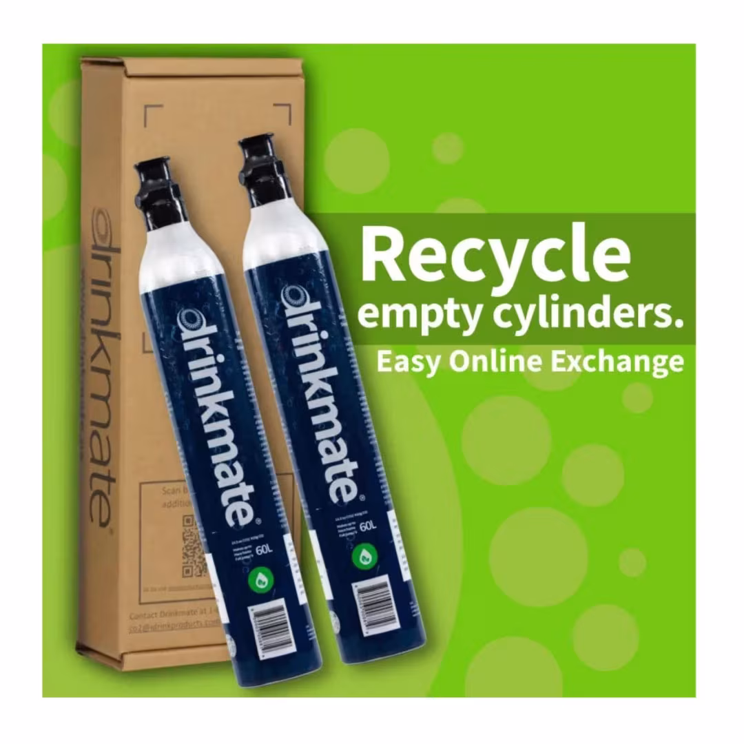 Drinkmate CO2 Refill Cylinder 60L – Food Grade CO2, Aluminum, US DOT Standards Price in Jordan Drinkmate CO2 Refill Cylinder 60L – Food Grade CO2, Aluminum, US DOT Standards - Buy Online in Jordan | OfficeJo