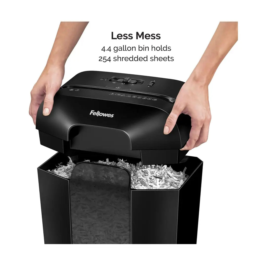 Fellowes Powershred LX45 Cross-Cut Shredder – 8 Sheets, P-4 Security, 4.4-Gallon Bin Price in Jordan Fellowes Powershred LX45 Cross-Cut Shredder – 8 Sheets, P-4 Security, 4.4-Gallon Bin - Buy Online in Jordan | OfficeJo
