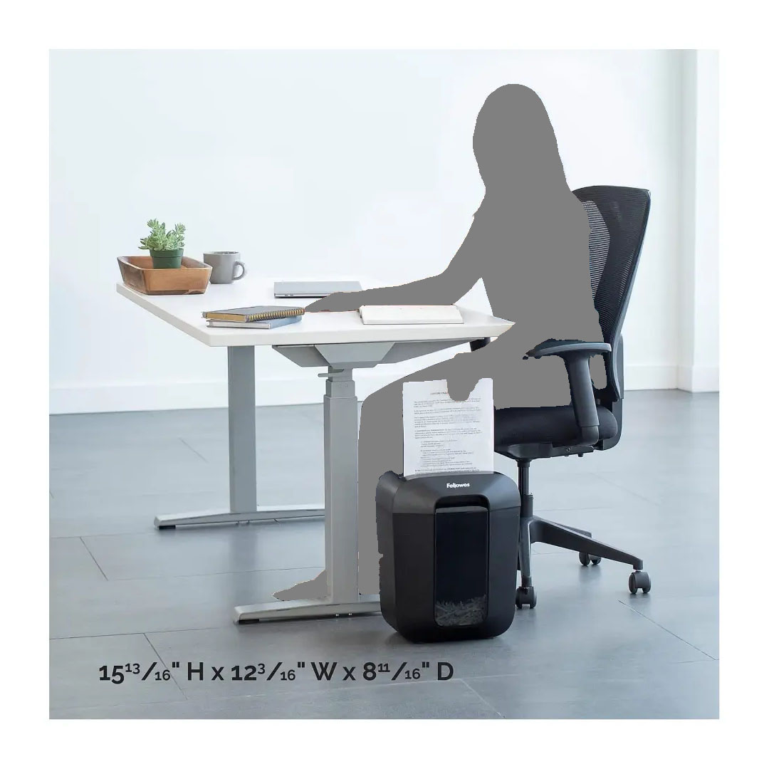 Fellowes Powershred LX45 Cross-Cut Shredder – 8 Sheets, P-4 Security, 4.4-Gallon Bin Price in Jordan Fellowes Powershred LX45 Cross-Cut Shredder – 8 Sheets, P-4 Security, 4.4-Gallon Bin - Buy Online in Jordan | OfficeJo