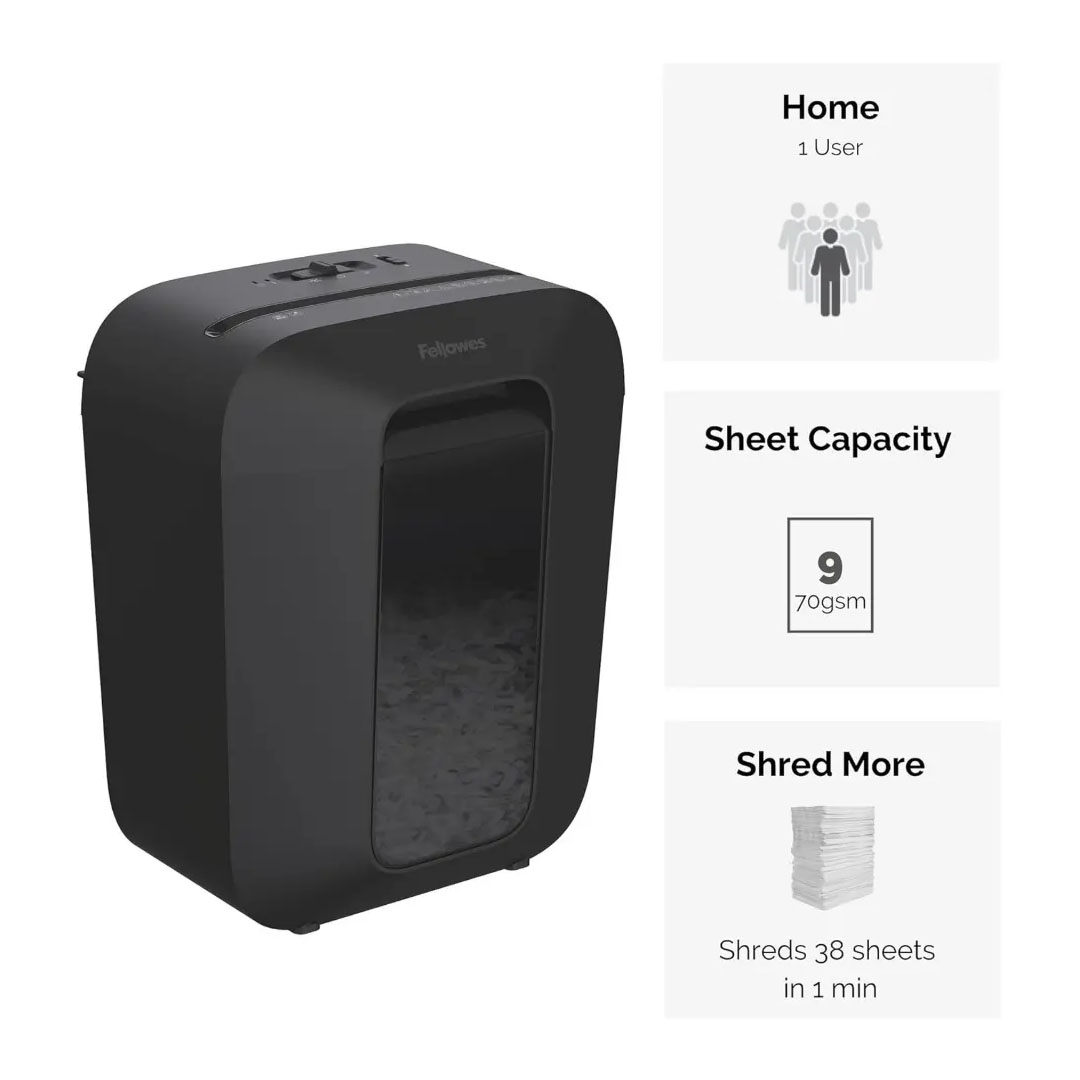 Fellowes Powershred LX50 Cross-Cut Shredder – 9 Sheets, P-4 Security, 4.4-Gallon Bin Price in Jordan Fellowes Powershred LX50 Cross-Cut Shredder – 9 Sheets, P-4 Security, 4.4-Gallon Bin - Buy Online in Jordan | OfficeJo