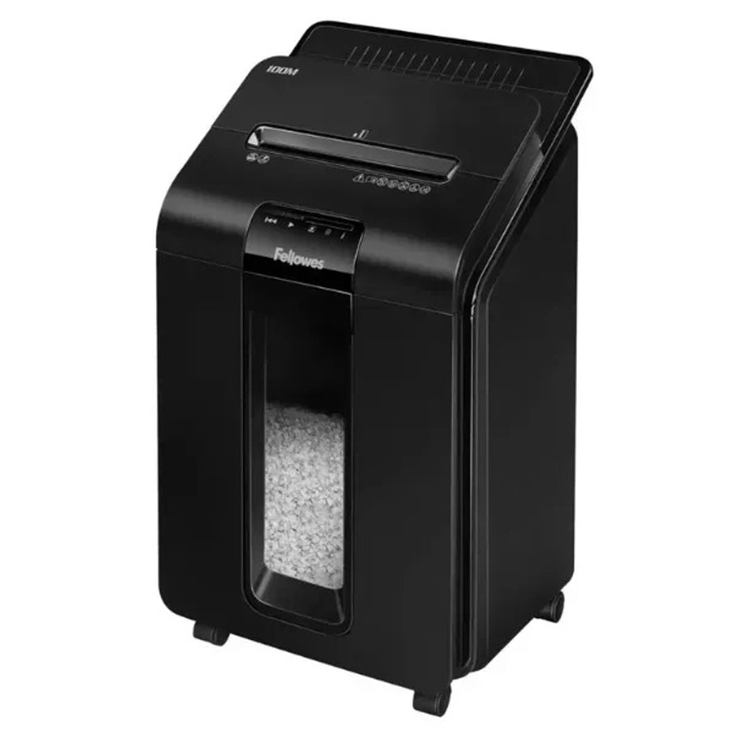 Fellowes AutoMax 100M Mini-Cut Auto Feed Shredder – 100 Sheet Auto Feed, Micro-Cut, Jam Prevention Price in Jordan Fellowes AutoMax 100M Mini-Cut Auto Feed Shredder – 100 Sheet Auto Feed, Micro-Cut, Jam Prevention - Buy Online in Jordan | OfficeJo