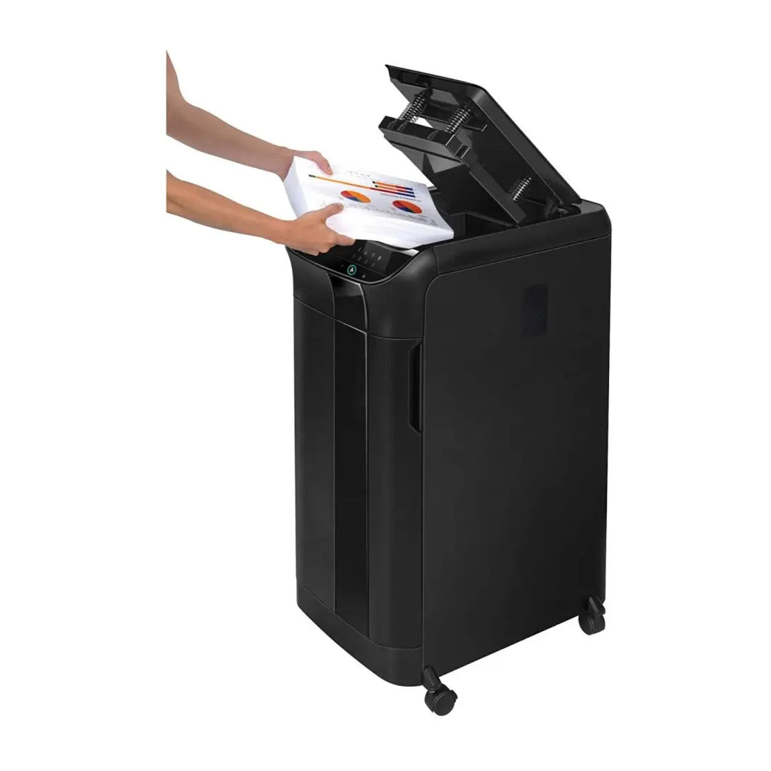 Fellowes AutoMax 600M MicroCut Shredder – 600 Sheets Auto Feed, P-5 Security, No Cool-Down Price in Jordan Fellowes AutoMax 600M MicroCut Shredder – 600 Sheets Auto Feed, P-5 Security, No Cool-Down - Buy Online in Jordan | OfficeJo