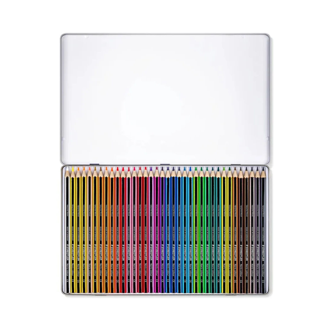 Staedtler Colored Pencils Metal Box Set of 36 – Hexagonal, Upcycled Wood, Noris Stripe Price in Jordan Staedtler Colored Pencils Metal Box Set of 36 – Hexagonal, Upcycled Wood, Noris Stripe - Buy Online in Jordan | OfficeJo