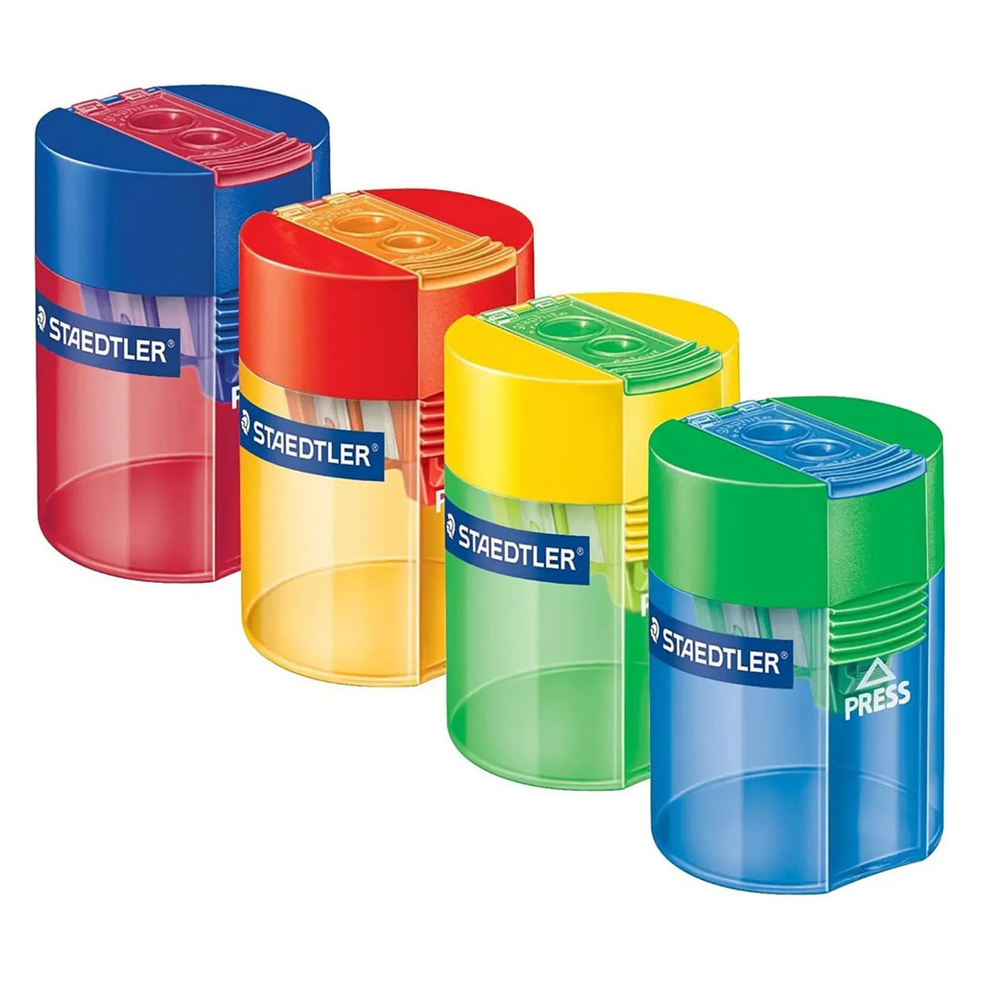 Staedtler Pencil Sharpener with Tank 511 06 – 8.2mm, 23° Sharpening Angle, Metal Insert Price in Jordan Staedtler Pencil Sharpener with Tank 511 06 – 8.2mm, 23° Sharpening Angle, Metal Insert - Buy Online in Jordan | OfficeJo