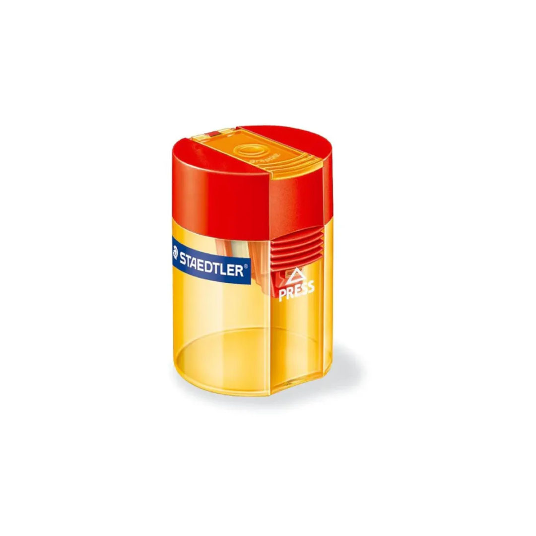 Staedtler Pencil Sharpener with Tank 511 06 – 8.2mm, 23° Sharpening Angle, Metal Insert Price in Jordan Staedtler Pencil Sharpener with Tank 511 06 – 8.2mm, 23° Sharpening Angle, Metal Insert - Buy Online in Jordan | OfficeJo