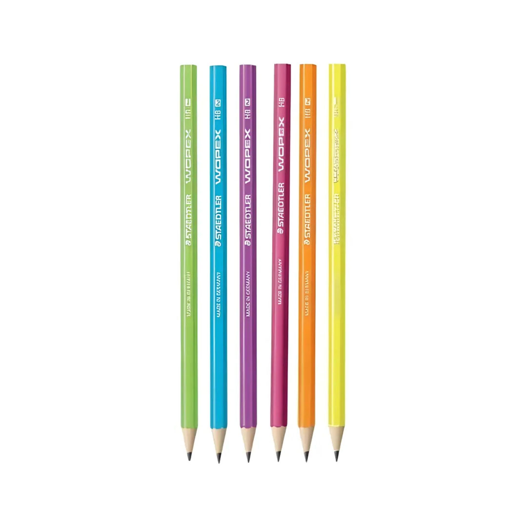Staedtler Wopex Neon HB2 Pencils – Pack of 6 Price in Jordan Staedtler Wopex Neon HB2 Pencils – Pack of 6 - Buy Online in Jordan | OfficeJo