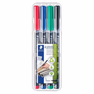 Staedtler Lumocolor Permanent Marker Pens – Pack of 4 Price in Jordan Staedtler Lumocolor Permanent Marker Pens – Pack of 4 - Buy Online in Jordan | OfficeJo