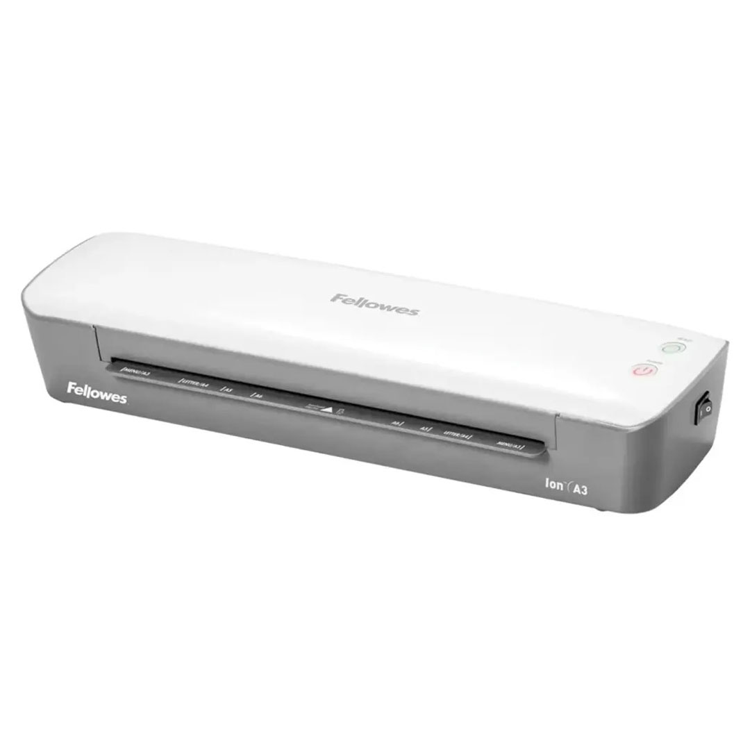 Fellowes Ion A3 Laminator Machine – 80-125 Micron, 4-Min Warm-Up, Sleep Mode Price in Jordan Fellowes Ion A3 Laminator Machine – 80-125 Micron, 4-Min Warm-Up, Sleep Mode - Buy Online in Jordan | OfficeJo