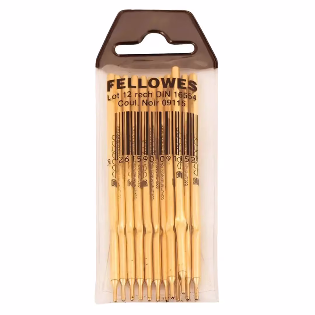 Fellowes Ballpoint Pen Refills – Black Ink, Pack of 12, Easy Fit Price in Jordan Fellowes Ballpoint Pen Refills – Black Ink, Pack of 12, Easy Fit - Buy Online in Jordan | OfficeJo