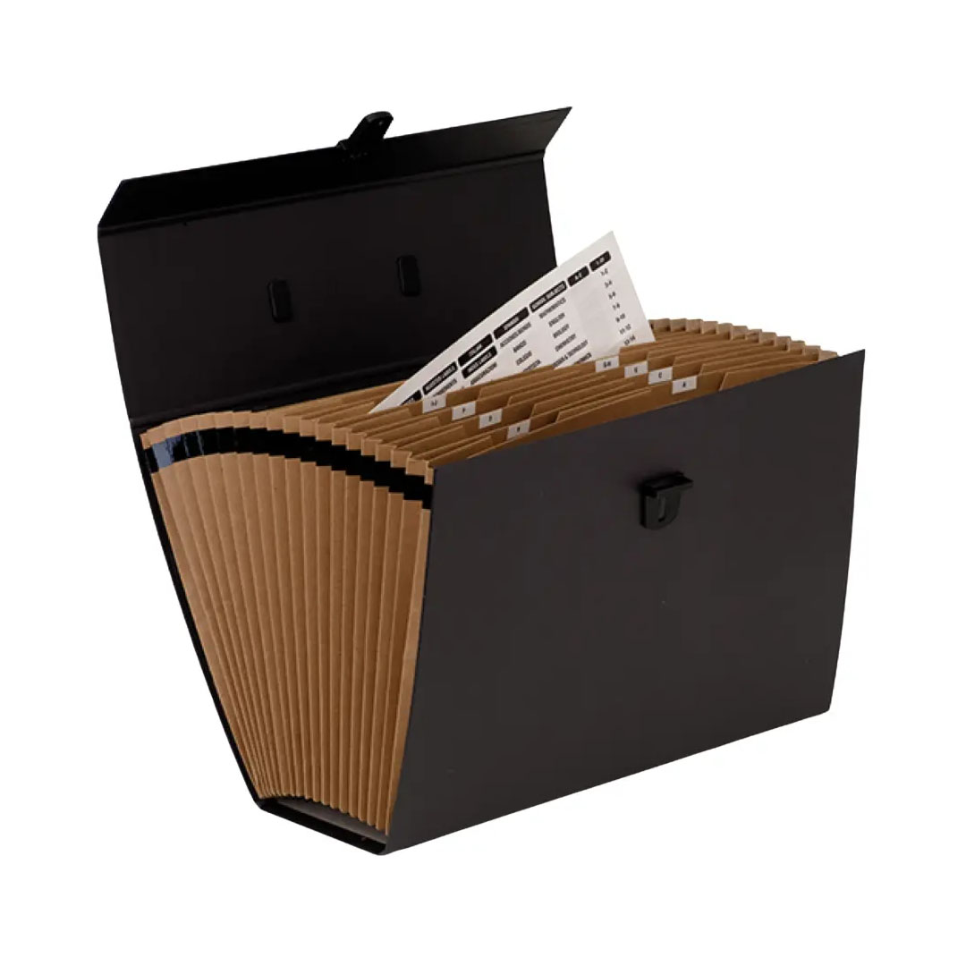 Fellowes Handifile Expanding Organiser – 19 Pockets, Locking Clasp, Briefcase Format, Black Price in Jordan Fellowes Handifile Expanding Organiser – 19 Pockets, Locking Clasp, Briefcase Format, Black - Buy Online in Jordan | OfficeJo