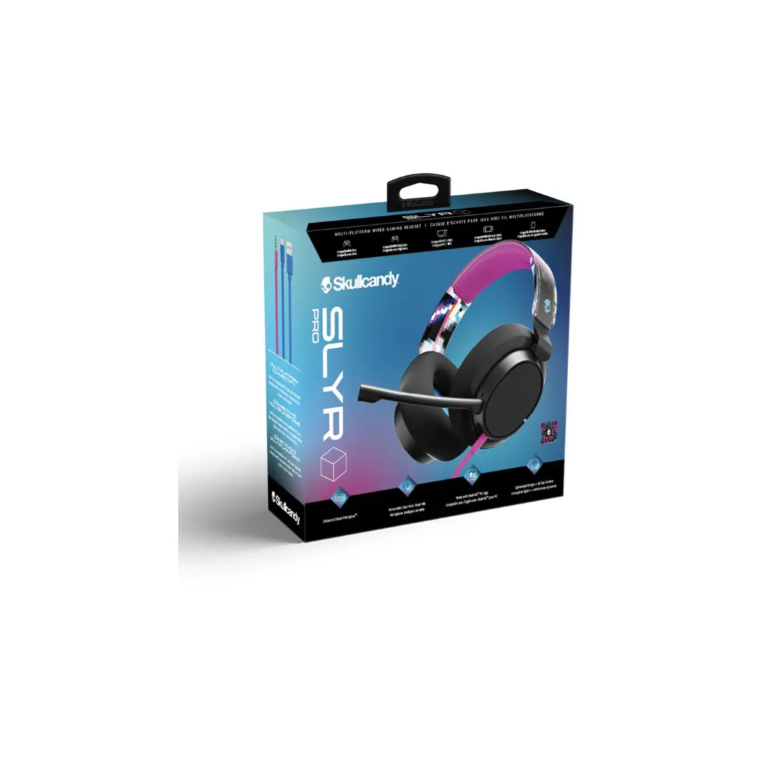 Skullcandy SLYR Pro Wired Headset – 50mm Drivers, USB-C & 3.5mm, Multi-Platform Price in Jordan Skullcandy SLYR Pro Wired Headset – 50mm Drivers, USB-C & 3.5mm, Multi-Platform - Buy Online in Jordan | OfficeJo