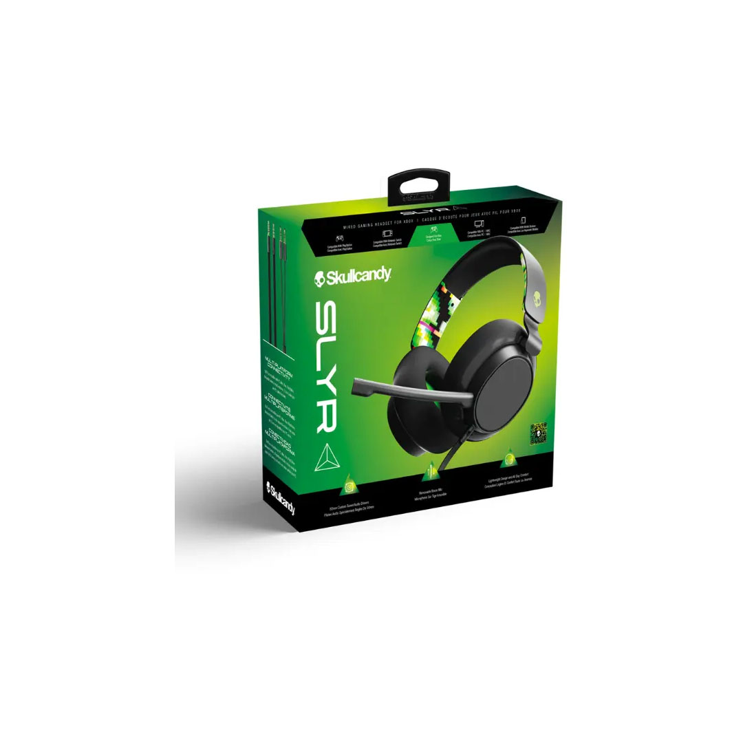 Skullcandy SLYR Pro XBOX Wired/Wireless Headset – 50mm Drivers, 20Hr Battery, Multipoint Price in Jordan Skullcandy SLYR Pro XBOX Wired/Wireless Headset – 50mm Drivers, 20Hr Battery, Multipoint - Buy Online in Jordan | OfficeJo