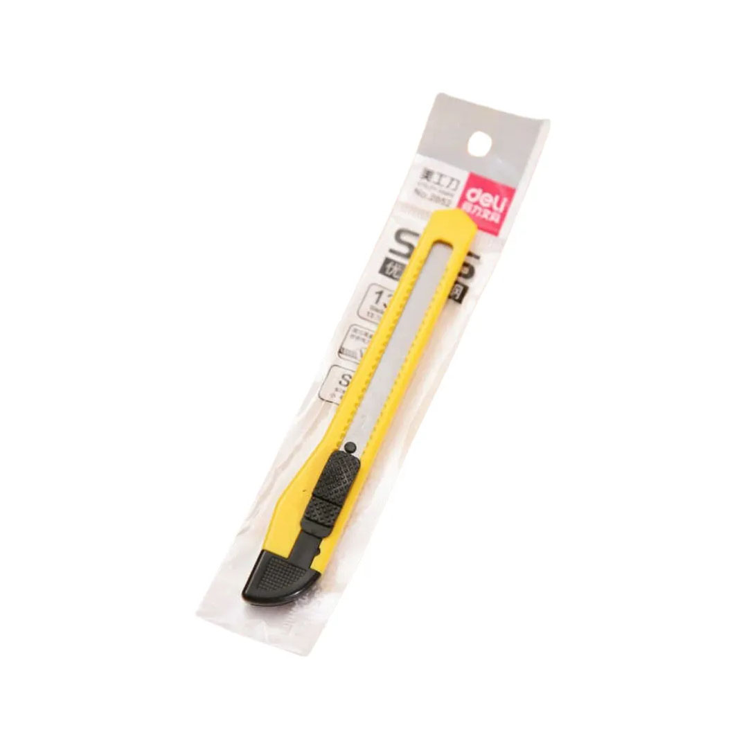 Deli Small Cutter – 9mm Blade, 13 Snap-Off Blades Price in Jordan Deli Small Cutter – 9mm Blade, 13 Snap-Off Blades - Buy Online in Jordan | OfficeJo