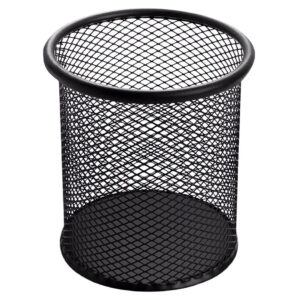Metal Pens Cup – Durable Iron Mesh, 10x9x9 cm, Multipurpose Desk Organizer - Buy Online in Jordan | OfficeJo