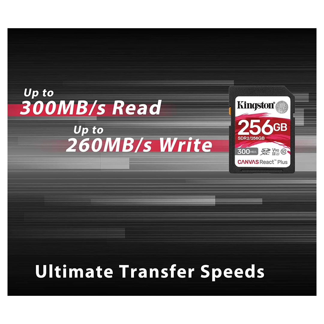 Kingston 32GB SDXC Canvas React Plus: High-Capacity Memory Card | Up to 300MB/s Read Price in Jordan Kingston 32GB SDXC Canvas React Plus: High-Capacity Memory Card | Up to 300MB/s Read - Buy Online in Jordan | OfficeJo