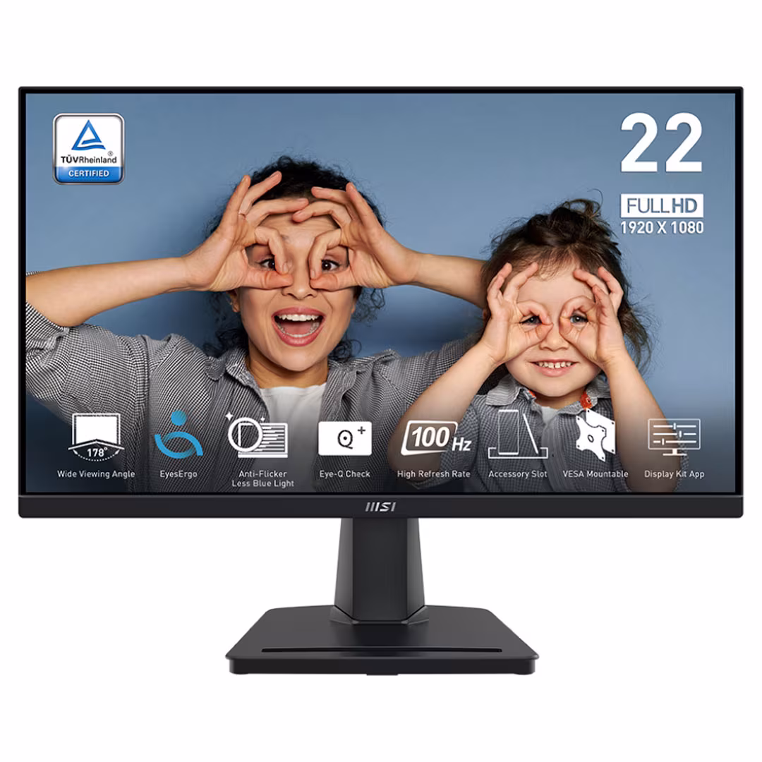 MSI PRO MP225V 21.45” 100Hz Business Monitor – EyesErgo, FHD Price in Jordan MSI PRO MP225V 21.45” 100Hz Business Monitor – EyesErgo, FHD - Buy Online in Jordan | OfficeJo