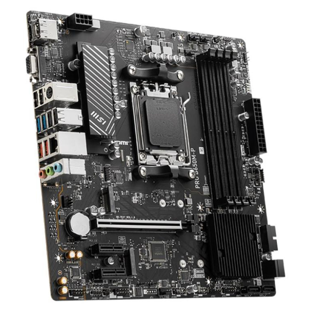 MSI PRO B650M-P: mATX Gaming Motherboard, AMD RYZEN 7000 Series AM5/DDR5/PCIe 4.0/2xM.2 Price in Jordan MSI PRO B650M-P: mATX Gaming Motherboard, AMD RYZEN 7000 Series AM5/DDR5/PCIe 4.0/2xM.2 - Buy Online in Jordan | OfficeJo