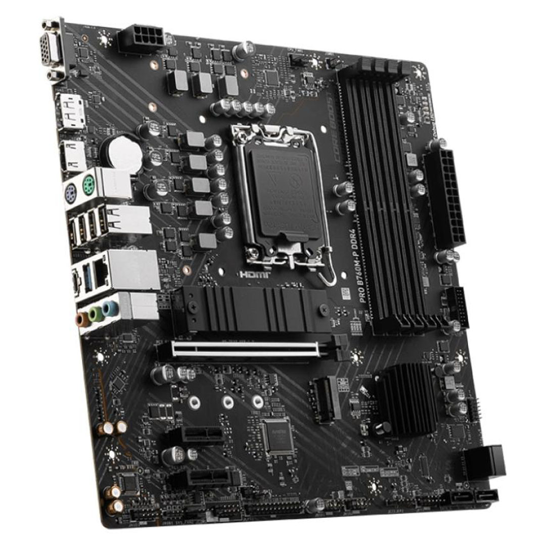 MSI PRO B760M-P: mATX Gaming Motherboard, Intel 13th 12th Series, LGA 1700/DDR4/PCIe 4.0/2xM.2 Price in Jordan MSI PRO B760M-P: mATX Gaming Motherboard, Intel 13th 12th Series, LGA 1700/DDR4/PCIe 4.0/2xM.2 - Buy Online in Jordan | OfficeJo