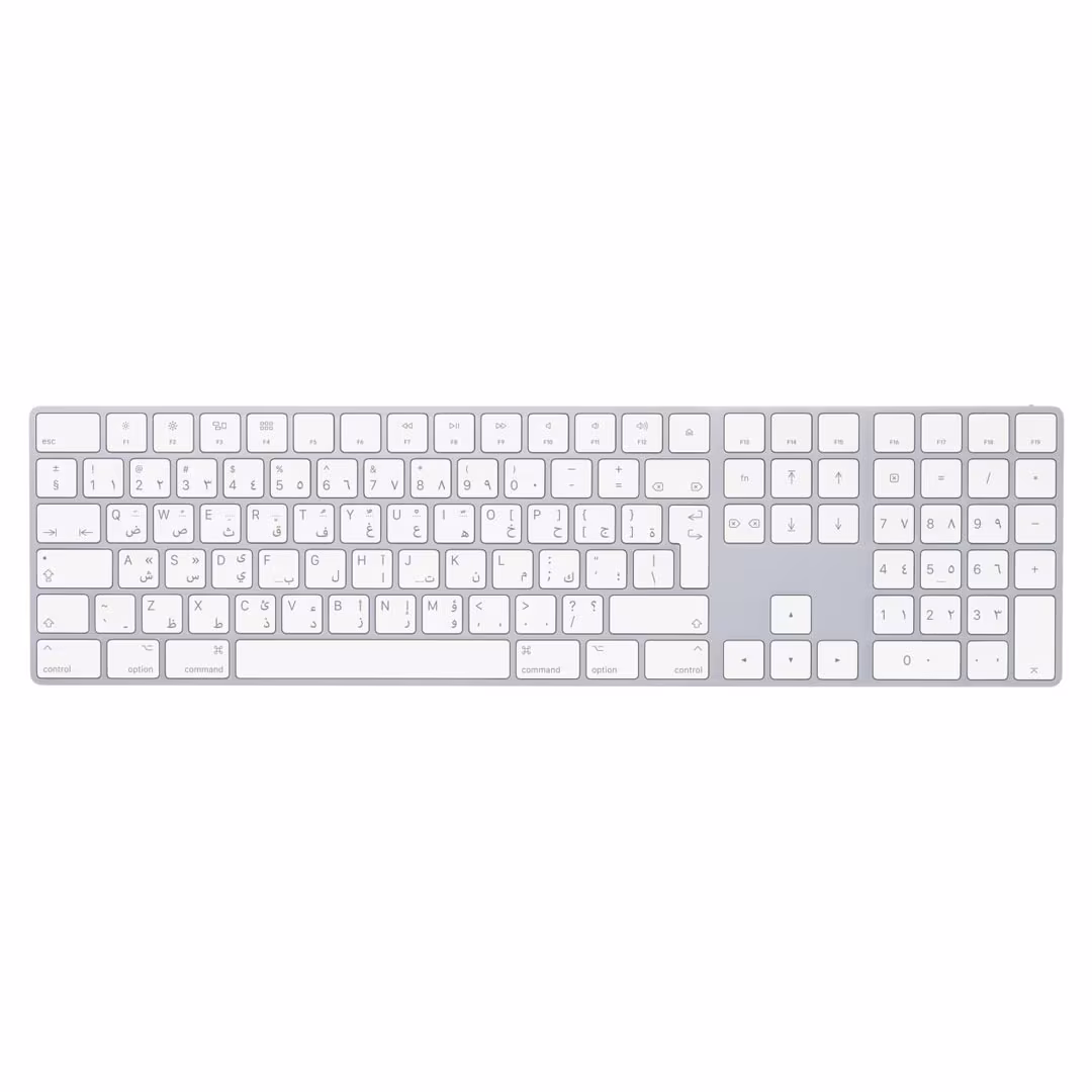 Apple Magic Keyboard with Numeric Keypad – Wireless, Bluetooth, Arabic Price in Jordan Apple Magic Keyboard with Numeric Keypad – Wireless, Bluetooth, Arabic - Buy Online in Jordan | OfficeJo