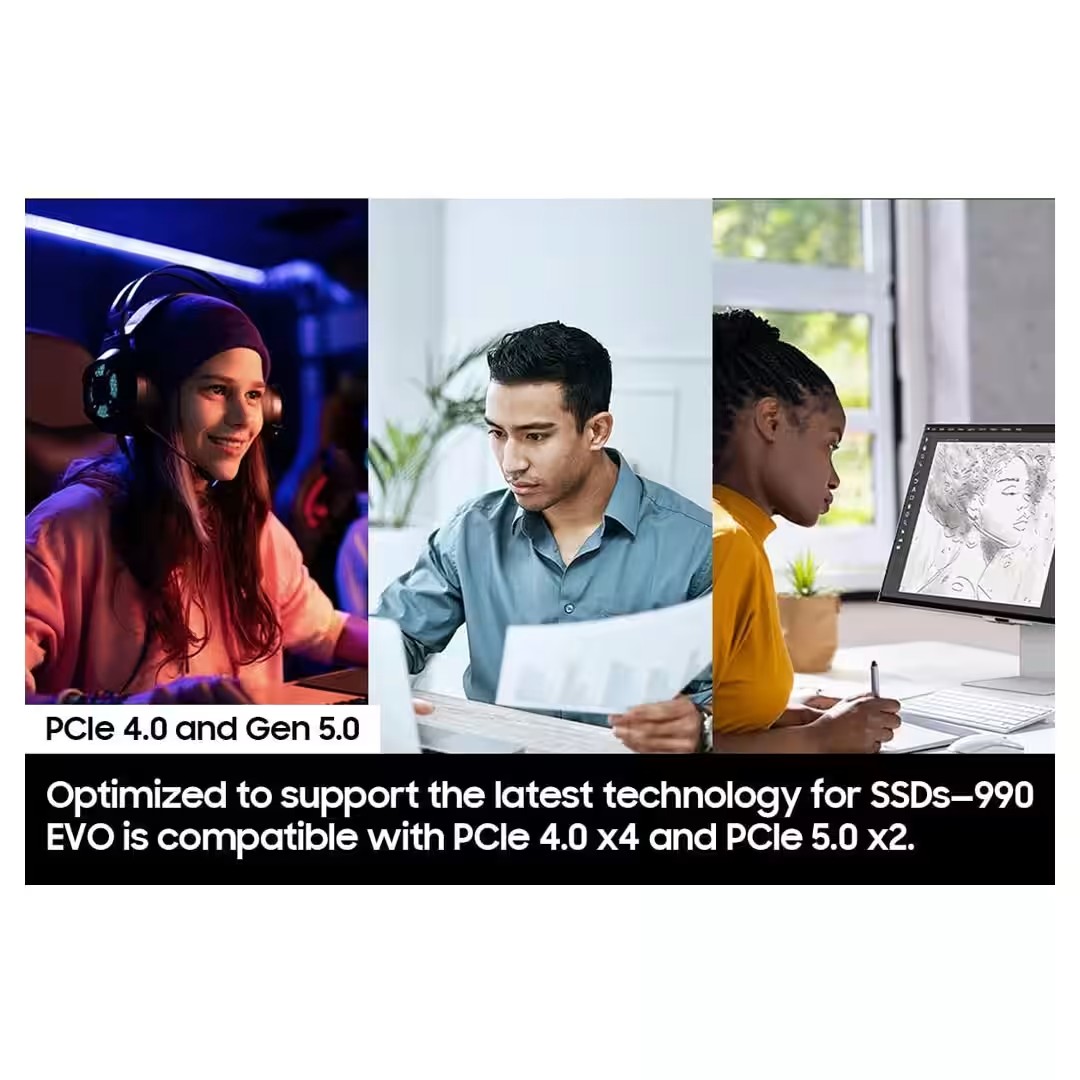Samsung 990 EVO 2TB SSD – PCIe 5.0, 5000MB/s Read, Power Efficient Price in Jordan Samsung 990 EVO 2TB SSD – PCIe 5.0, 5000MB/s Read, Power Efficient - Buy Online in Jordan | OfficeJo