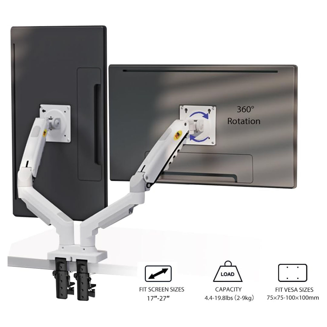 NB North Bayou F160 Dual Monitor Arm - For 17 to 27 inch Monitors Price in Jordan NB North Bayou F160 Dual Monitor Arm - For 17 to 27 inch Monitors - Buy Online in Jordan | OfficeJo