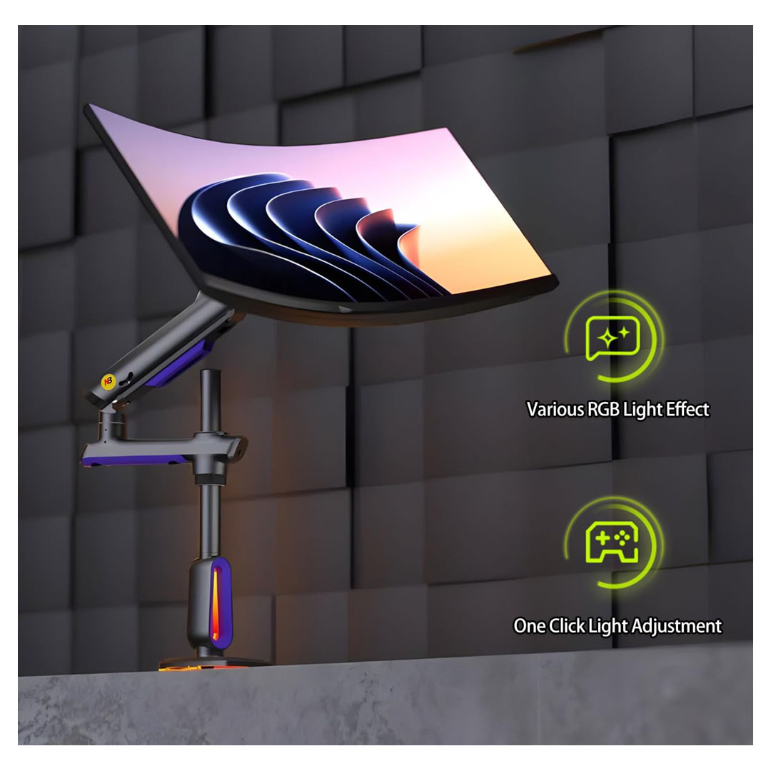 NB ERGONOMIC G80 Gaming Monitor Arm 32 to 60 Inch - Heavy Duty Mount Price in Jordan NB ERGONOMIC G80 Gaming Monitor Arm 32 to 60 Inch - Heavy Duty Mount - Buy Online in Jordan | OfficeJo