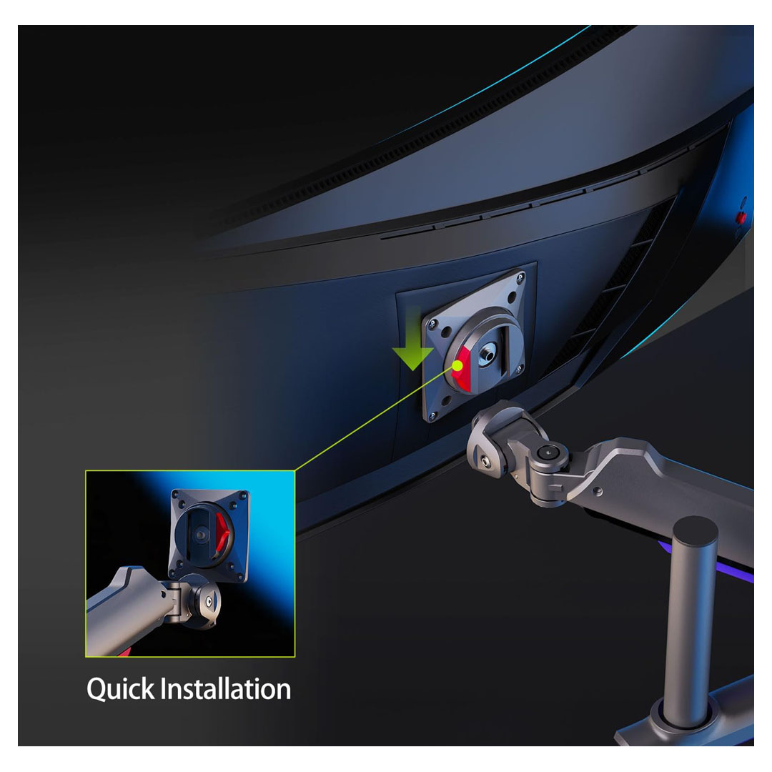 NB ERGONOMIC G80 Gaming Monitor Arm 32 to 60 Inch - Heavy Duty Mount Price in Jordan NB ERGONOMIC G80 Gaming Monitor Arm 32 to 60 Inch - Heavy Duty Mount - Buy Online in Jordan | OfficeJo