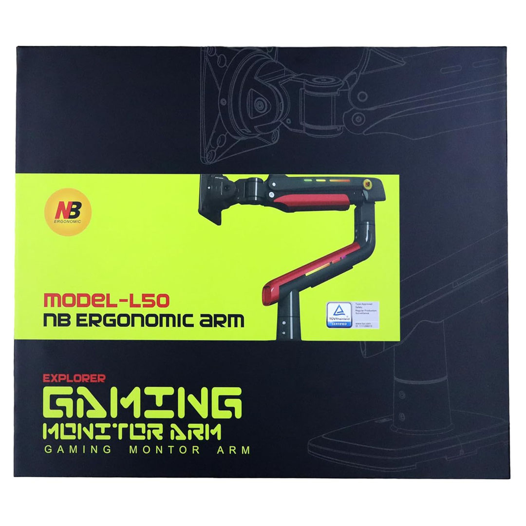 North Bayou RGB Gaming Monitor Arm L50 - 32 to 60 inch Monitors Price in Jordan North Bayou RGB Gaming Monitor Arm L50 - 32 to 60 inch Monitors - Buy Online in Jordan | OfficeJo