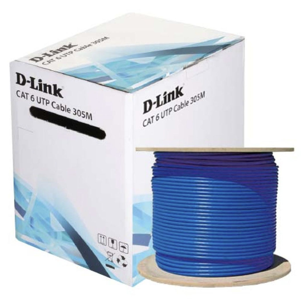 D-Link Cat6 UTP 23AWG Cable 305M Roll Blue (NCB-C6UBLUR-305) Price in Jordan D-Link Cat6 UTP 23AWG Cable 305M Roll Blue (NCB-C6UBLUR-305) - Buy Online in Jordan | OfficeJo