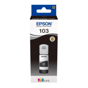 Epson 103 Black Original Ink Bottle Cartridge (C13T00S14A) 65ml Price in Jordan Epson 103 Black Original Ink Bottle Cartridge (C13T00S14A) 65ml - Buy Online in Jordan | OfficeJo