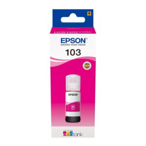 Epson 103 Magenta Original Ink Bottle Cartridge (C13T00S34A) 65ml - Buy Online in Jordan | OfficeJo