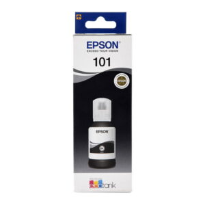 Epson 101 High Yield Black Original Ink Bottle Cartridge (C13T03V14A) 127ml Price in Jordan Epson 101 High Yield Black Original Ink Bottle Cartridge (C13T03V14A) 127ml - Buy Online in Jordan | OfficeJo