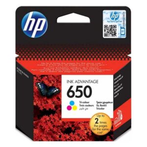 HP 650 Tri-color Original Ink Cartridge Advantage (CZ102AE) - Buy Online in Jordan | OfficeJo