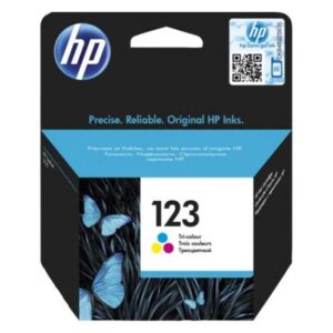 HP 123 Tri-color Original Ink Cartridge (F6V16AE) - Buy Online in Jordan | OfficeJo