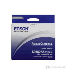 Epson LQ-680 Black Original Ribbon Cartridge (C13S015262) Price in Jordan Epson LQ-680 Black Original Ribbon Cartridge (C13S015262) - Buy Online in Jordan | OfficeJo