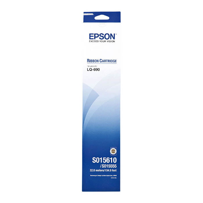Epson LQ-690 Black Original Ribbon Cartridge (C13S015610) Price in Jordan Epson LQ-690 Black Original Ribbon Cartridge (C13S015610) - Buy Online in Jordan | OfficeJo