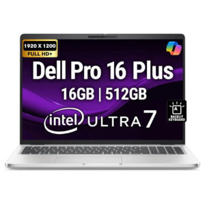 Dell Pro 16 Plus – Intel Ultra 7 265U, 16GB DDR5, 512GB SSD, 16" Touchscreen - Buy Online in Jordan | OfficeJo