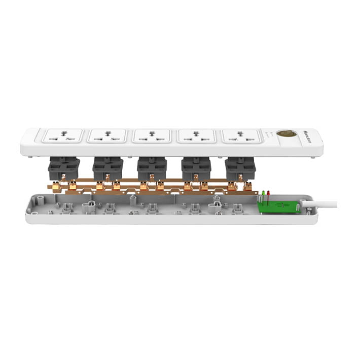HuntKey Power Strip 5 Sokets 5 Meter (SZE501) Price in Jordan HuntKey Power Strip 5 Sokets 5 Meter (SZE501) - Buy Online in Jordan | OfficeJo