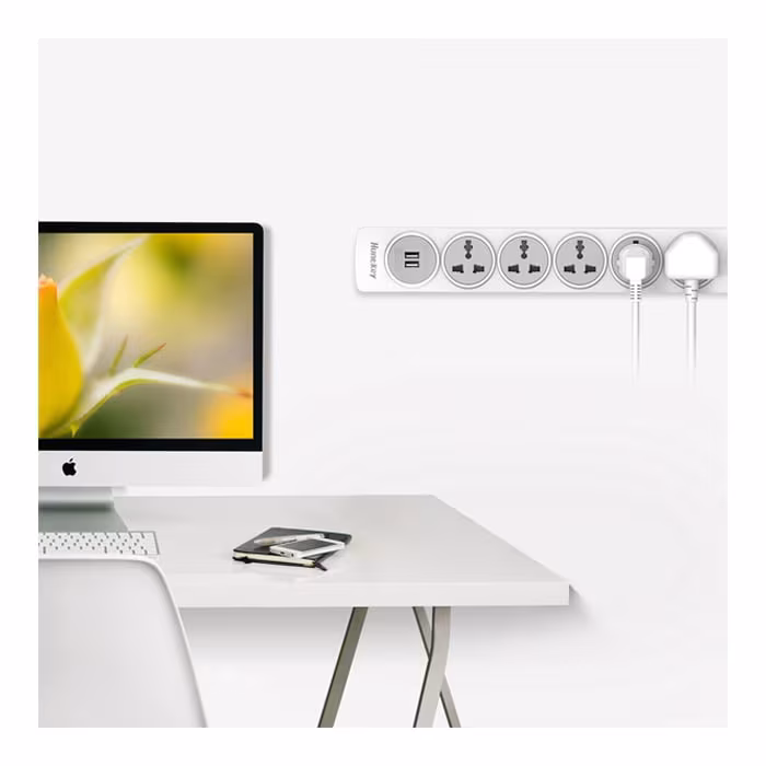 HuntKey Power Strip 5 Sokets & Two Powered USB Ports 3 Meter (SZN607) Price in Jordan HuntKey Power Strip 5 Sokets & Two Powered USB Ports 3 Meter (SZN607) - Buy Online in Jordan | OfficeJo