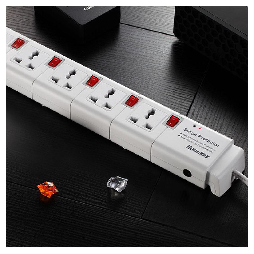 HuntKey Power Strip 5 Sokets 3 Meter (PZC502-3) Price in Jordan HuntKey Power Strip 5 Sokets 3 Meter (PZC502-3) - Buy Online in Jordan | OfficeJo