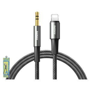 Remax Braided Lightning to 3.5mm Audio Adapter 1.2M Black (C25) Price in Jordan Remax Braided Lightning to 3.5mm Audio Adapter 1.2M Black (C25) - Buy Online in Jordan | OfficeJo