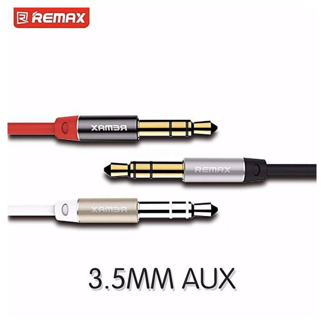 Remax 3.5mm AUX Audio Cable Copper Alloy (RM-L100) Price in Jordan Remax 3.5mm AUX Audio Cable Copper Alloy (RM-L100) - Buy Online in Jordan | OfficeJo