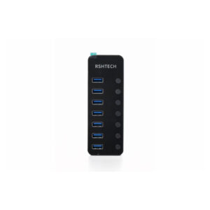 RSHTECH 7-Port USB 3.0 Hub 5Gbps (RSH-518) Price in Jordan RSHTECH 7-Port USB 3.0 Hub 5Gbps (RSH-518) - Buy Online in Jordan | OfficeJo