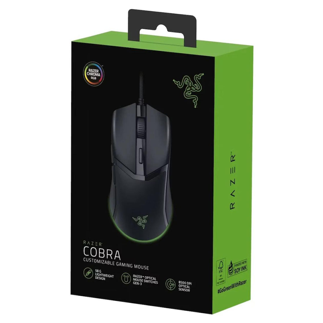 Razer Cobra Chroma RGB Wired Gaming Mouse – 8500 DPI, 58g, 6 Buttons - Buy Online in Jordan | OfficeJo