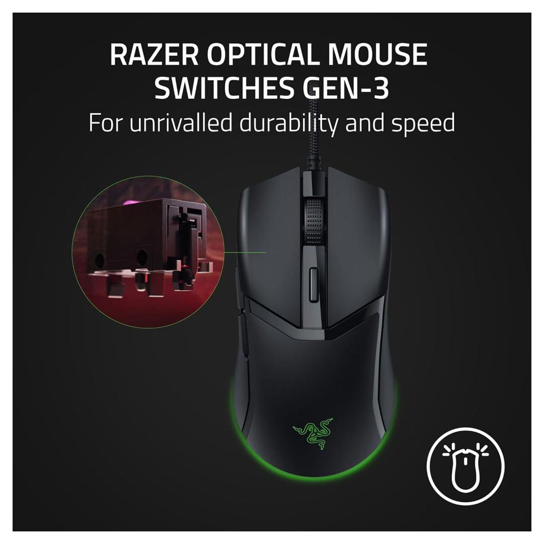 Razer Cobra Chroma RGB Wired Gaming Mouse – 8500 DPI, 58g, 6 Buttons - Buy Online in Jordan | OfficeJo
