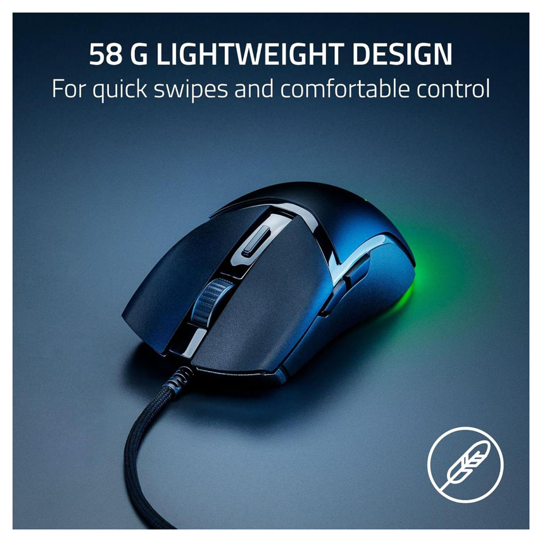 Razer Cobra Chroma RGB Wired Gaming Mouse – 8500 DPI, 58g, 6 Buttons Price in Jordan Razer Cobra Chroma RGB Wired Gaming Mouse – 8500 DPI, 58g, 6 Buttons - Buy Online in Jordan | OfficeJo